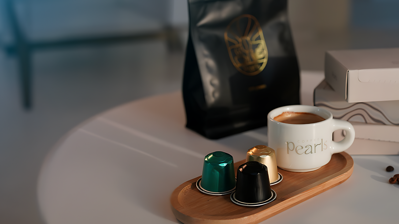 Single-origin Yemeni coffee beans and capsules — The Coffee Pearls, UAE delivery