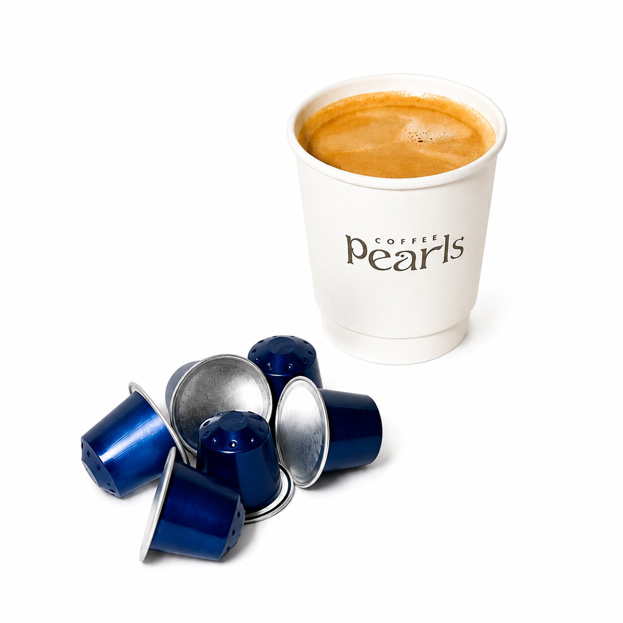 Yemeni Matari coffee capsules box, 10 Nespresso-compatible pods, single-origin Bani Matar, Yemen — The Coffee Pearls view 2